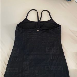 Lululemon Y tank workout or yoga top